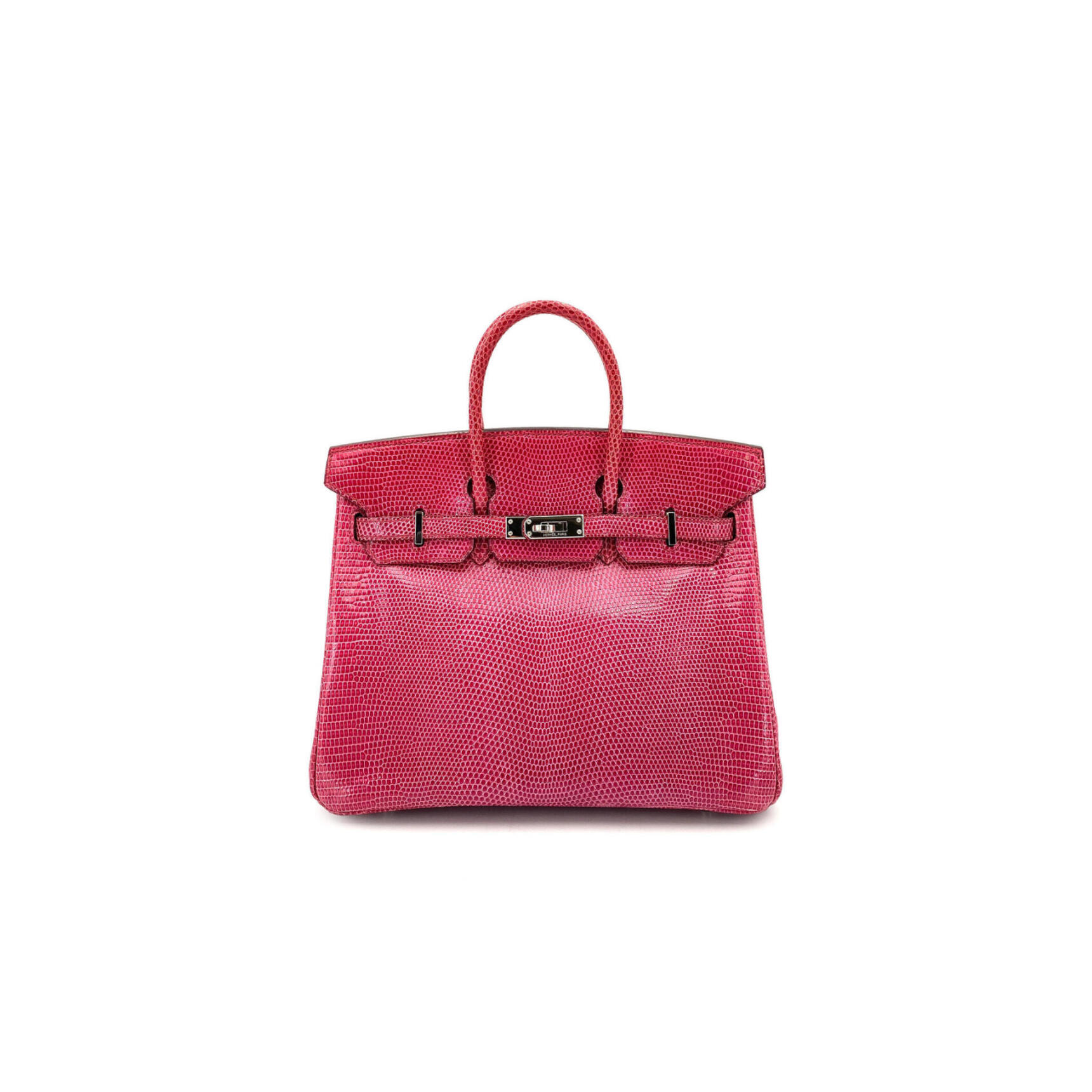 H**me5 BIRKIN 25 FUCHSIA LIZARD PHW (25*18*14cm) Master Quality